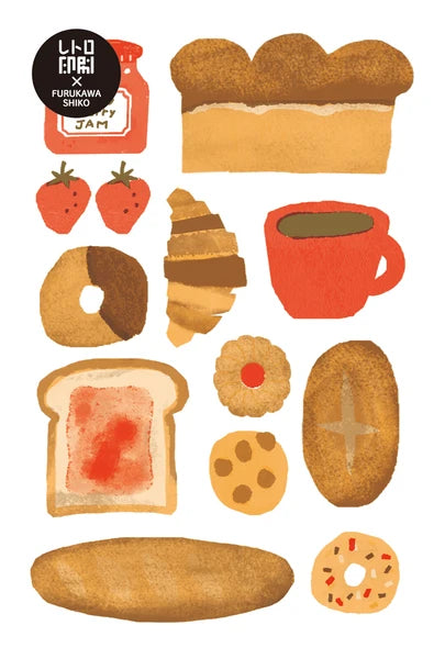 Printed Postcards Bread