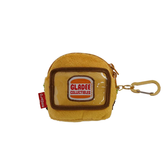 Pass Card Case with Zipper - Hamburger II