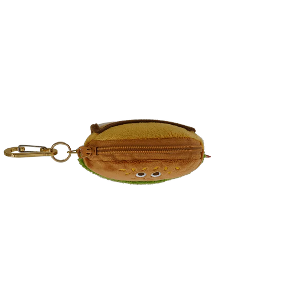 Pass Card Case with Zipper - Hamburger II