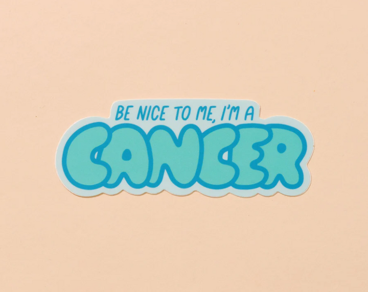 And Here We Are-Cancer Zodiac Sticker