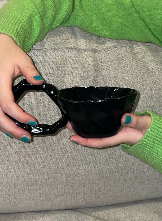Eeggnet - Black Mug