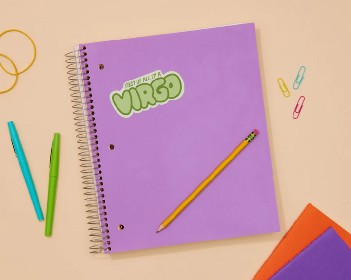 And Here We Are-Virgo Zodiac Sticker