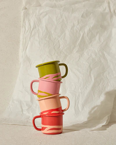 MUG - Peach on Coral