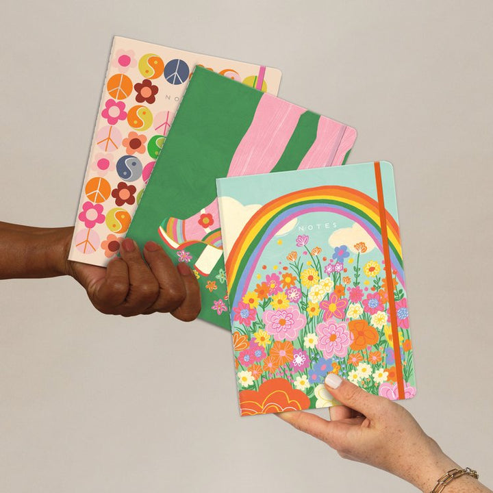 Pride Rainbow | Sewn Trio Notebook Set