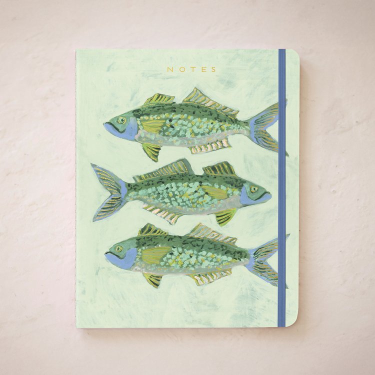 Three Fish | Sewn Trio Notebook Set