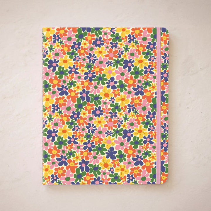 White Vase Floral | Sewn Trio Notebook Set