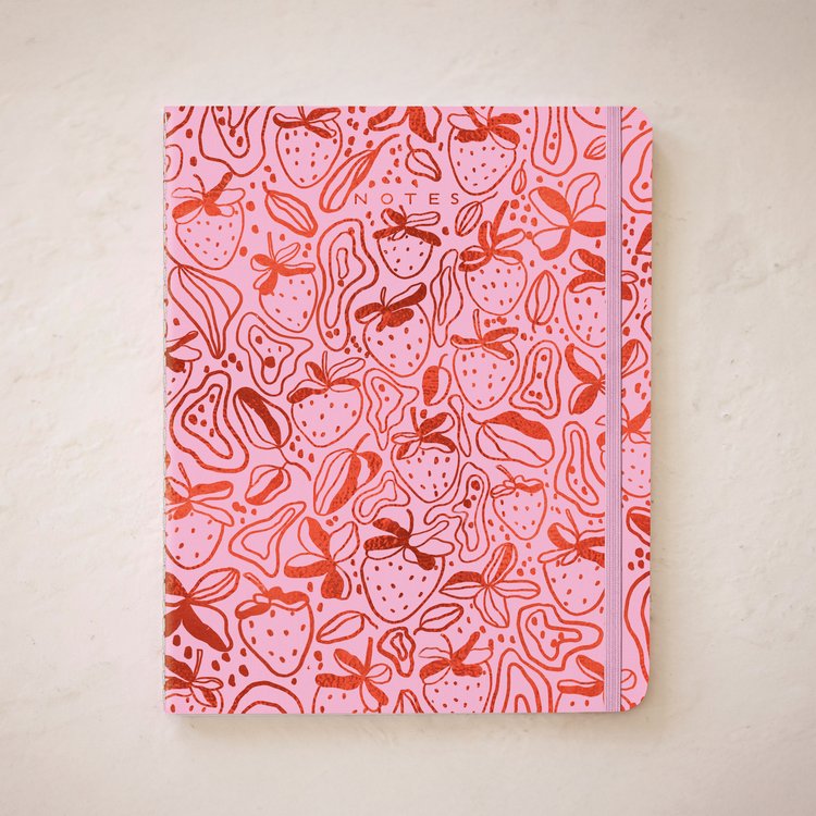 White Vase Floral | Sewn Trio Notebook Set