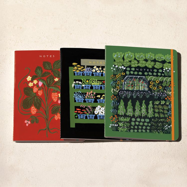Garden Greenhouse | Sewn Trio Notebook Set
