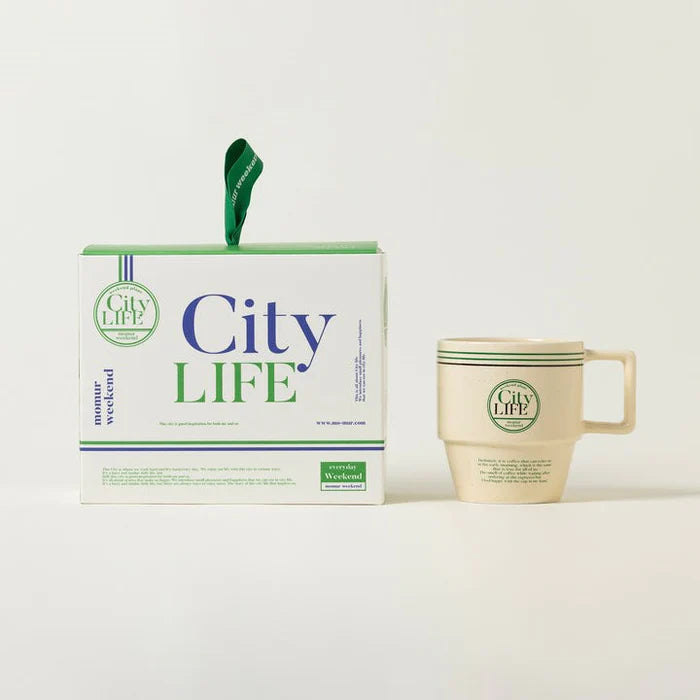 Weekend 6 - City Life Mug Gift Box （ Ivory）