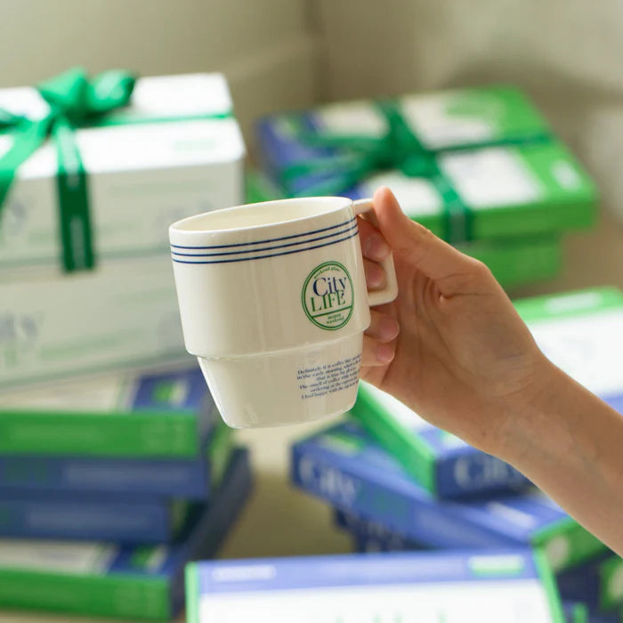 Weekend 6 - City Life Mug Gift Box （ Ivory）