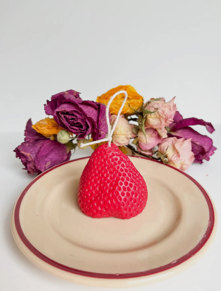 Fresas En El Cielo - Strawberry Candle