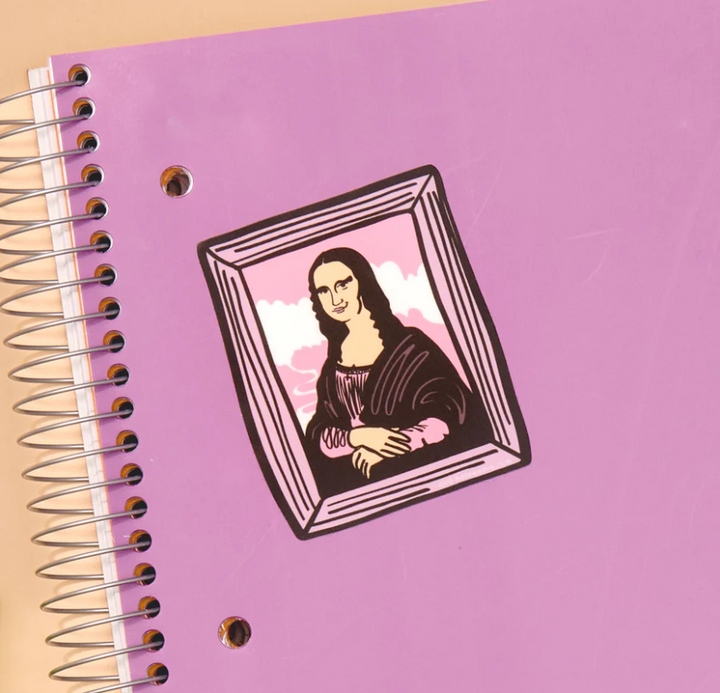 And Here We Are-Mona Lisa Sticker